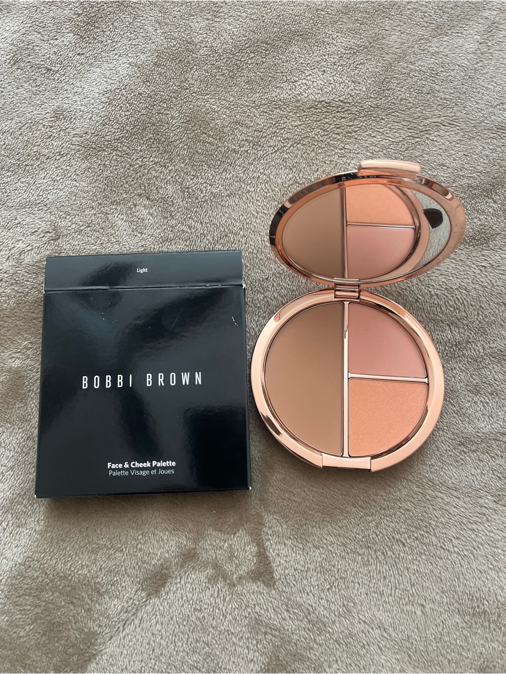 Bobbi Brown Face & Cheek Palette - Bronze, Peach, Pink